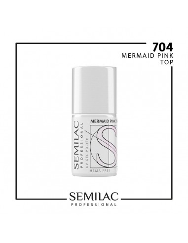 SEMILAC PROFESSIONAL 704 TOP MERMAID PINK 11ML