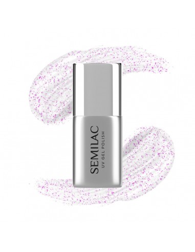 SEMILAC TOP T17 NO WIPE SPARKLING PINK 7 ML