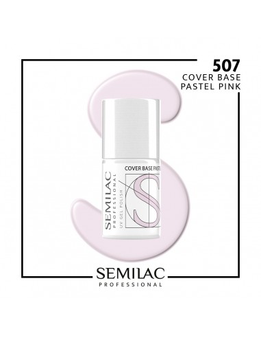 SEMILAC PROFESSIONAL BAZA 507 COVER PASTEL PINK 11