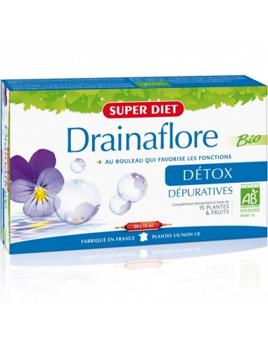 SUPER DIET DRAINAFLORE DETOX SUPLEMENT DIETY 20x15