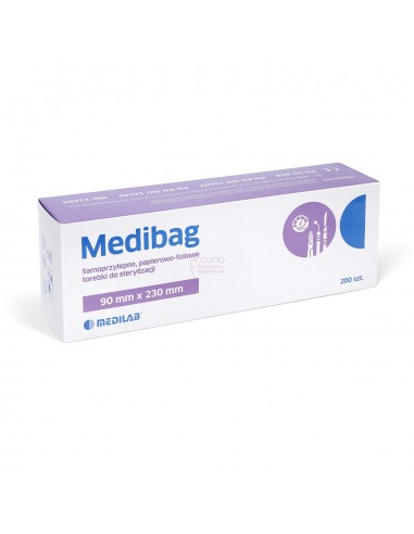 MEDILAB TOREBKI FOL-PAP 90X230 200SZT. MEDIBAG PR