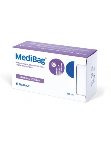 MEDILAB TOREBKI FOL-PAP 90X135 200SZT. MEDIBAG PR