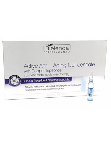 BIELENDA ZESTAW KONCENTRATÓW ANTIAGING Z TRIPEPTYTEM MIEDZIOWYM10X3ML.