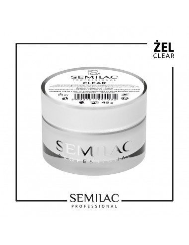 SEMILAC PROF.ŻEL BUILDER GEL CLEAR 45G