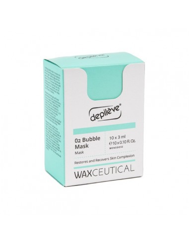 DEPILEVE WAXCEUICAL O2 BUBBLE MASK 10X3ML