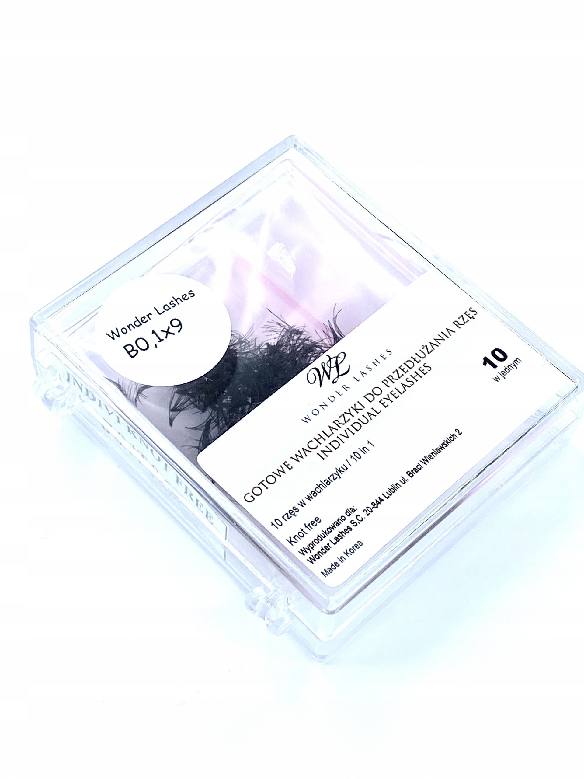 W. WACHLARZYKI RZĘSY VOLUME 10D B 0,1 DŁ.9