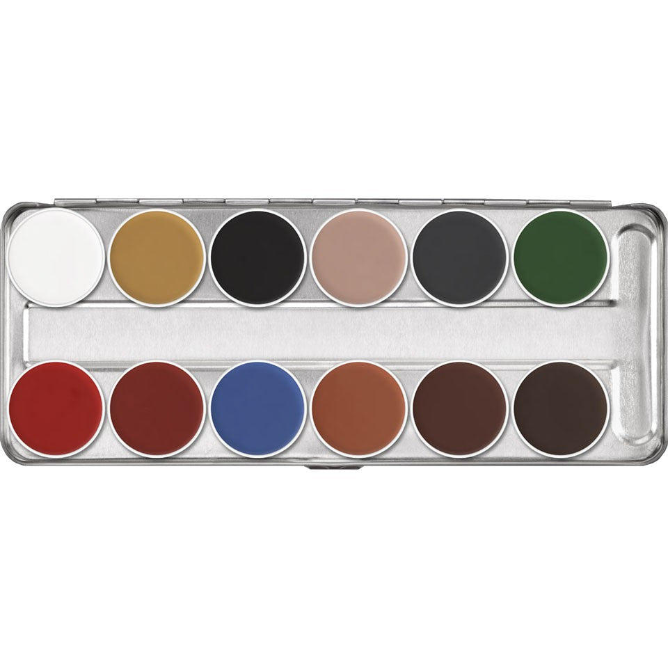 KRYOLAN AQUACOLOR SN PALETA 12KOL.