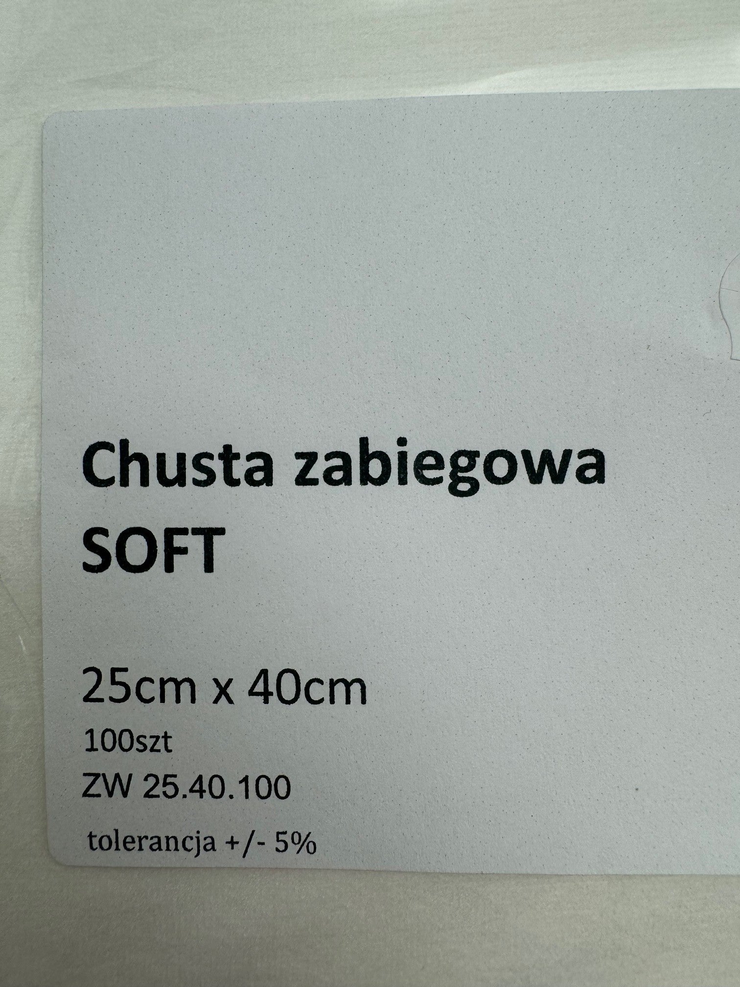 PA CHUSTY ZAB.SOFT 25X40 A100 ZW25.40.10