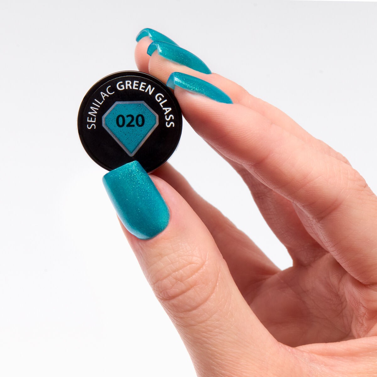 Semilac 020 Green Glass 7 ml.
