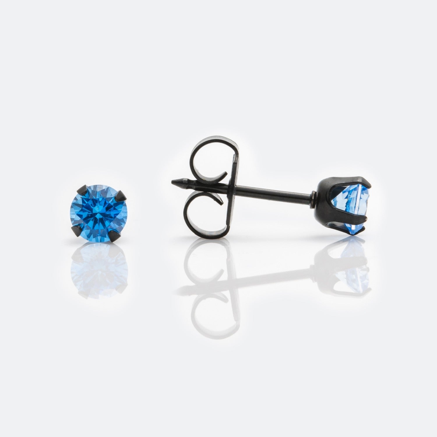 Studex 7517-0170 Cubic Zirconia 4 mm Niebieska Cyrkonia