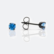 Studex 7517-0170 Cubic Zirconia 4 mm Niebieska Cyrkonia