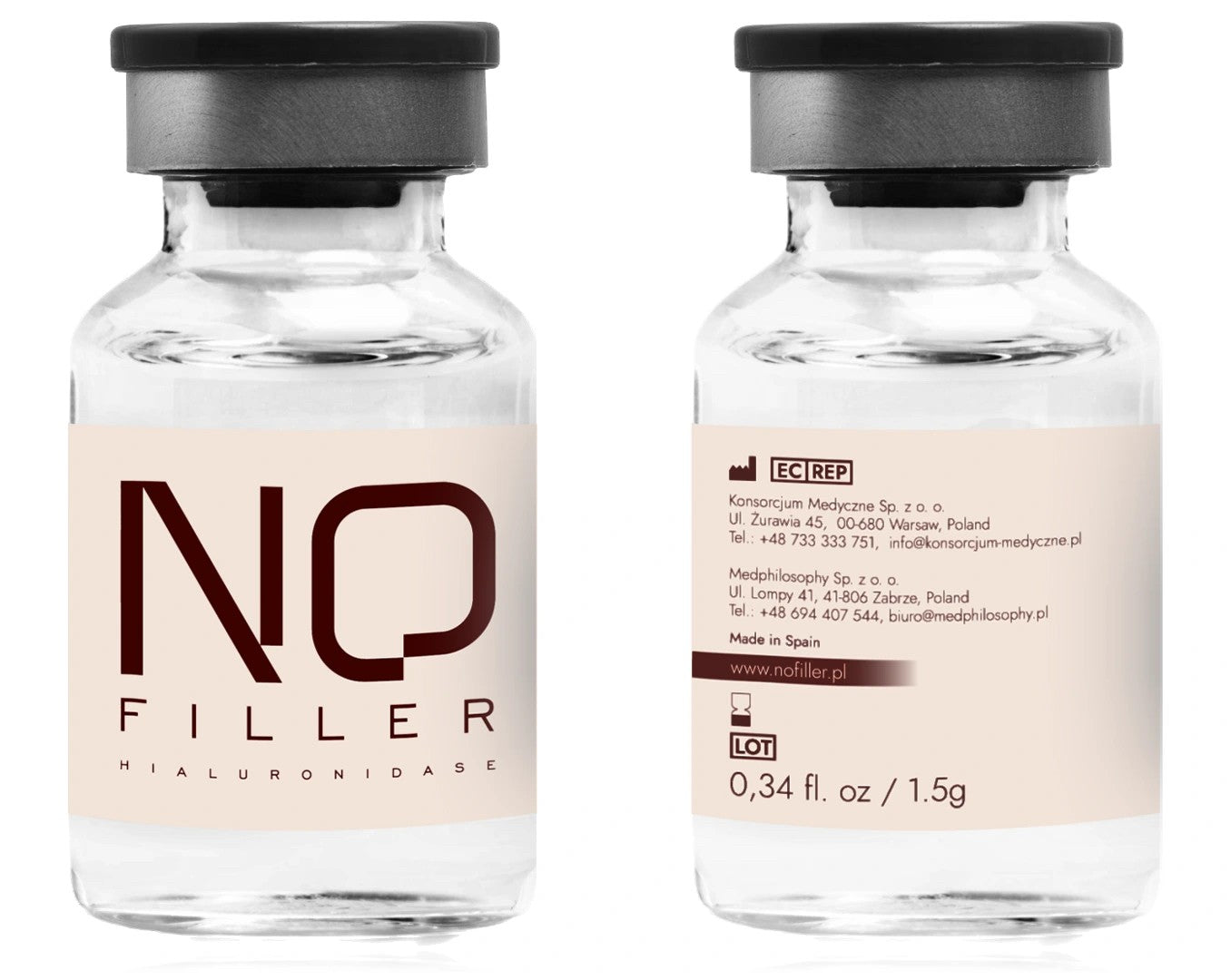 No Filler Hialuronidase 1,5 g.