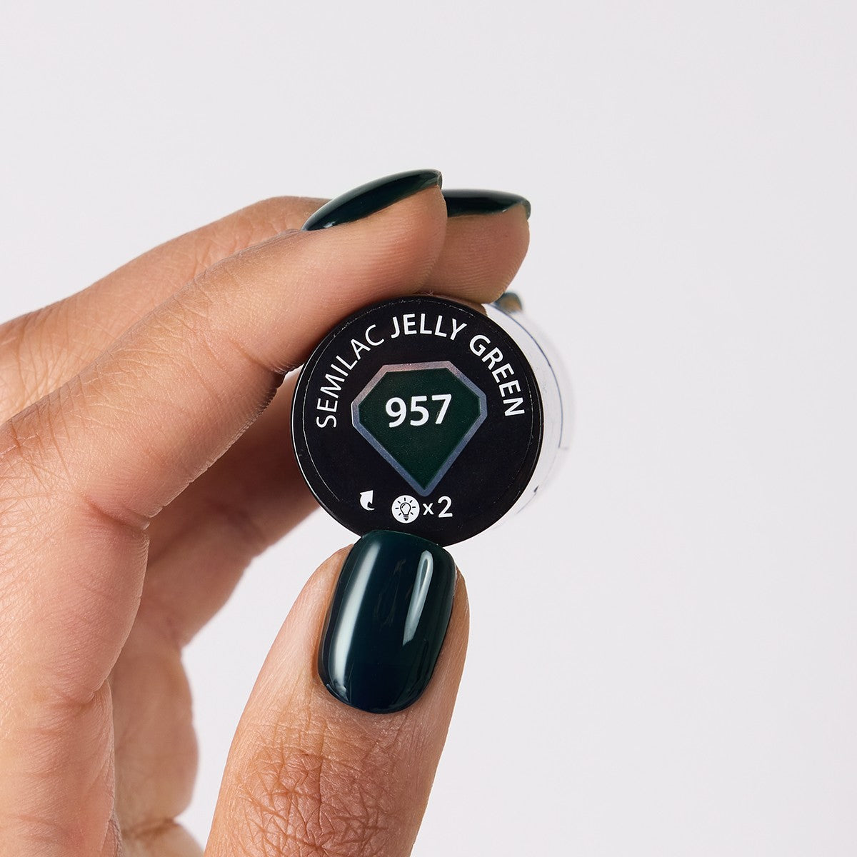 Semilac 957 Jelly Green 7 ml.
