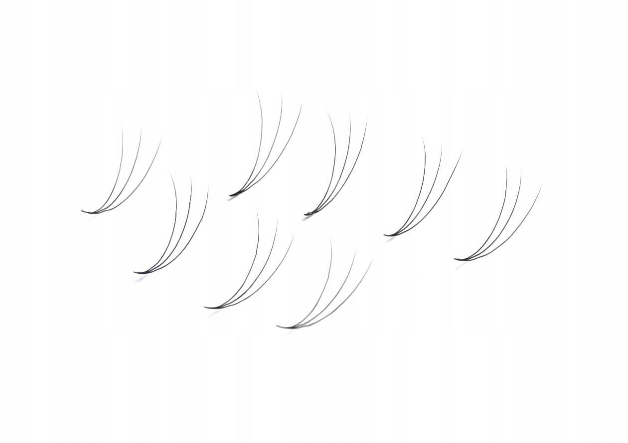 Wonder Lashes Premium Volume Fans 3D Słoik C 0,07 Długość 13