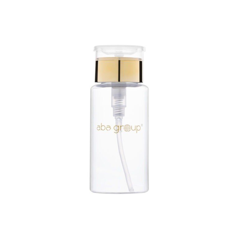 ABA DOZOWNIK DO PŁYNÓW Z POMPKĄ 150ML. ZŁOTY - dermes store