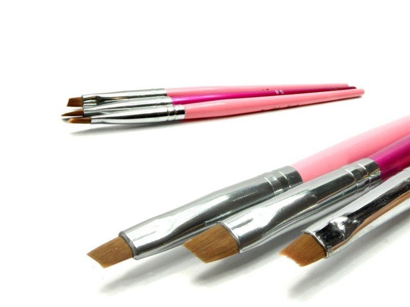 ABA PĘDZEL DO ŻELU SKOŚNY 8 - dermes store