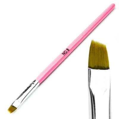 ABA PĘDZEL DO ŻELU SKOŚNY 8 - dermes store