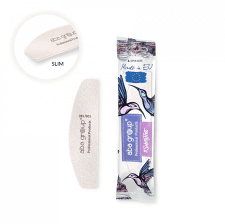 ABA PILNIK MINI PÓŁKSIĘŻYC 100/180 10SZT BEZPIEPIE - dermes store