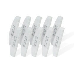 ABA POLERKA MINI BLOK 180/240 PÓŁKSIĘŻYC 10 SZT - dermes store