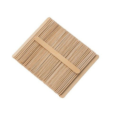 A.SZPATUŁKI DREWNIANE MAŁE 100SZT. - dermes store