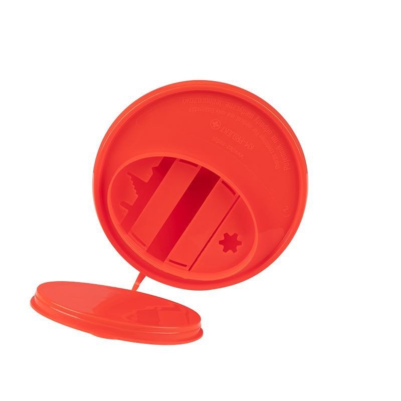 AV POJEMNIK NA ODPADY MEDYCZNE 1,0 L CZERWONY - dermes store