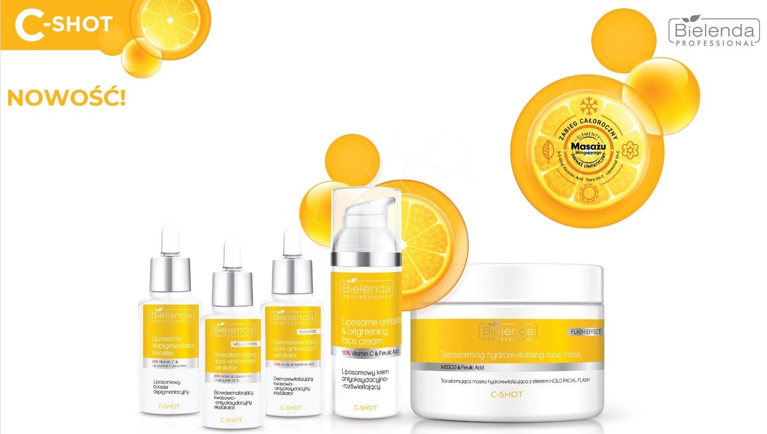Bielenda C - Shot Liposomowy Booster Depigmentacyjny 20% Witaminy C 30 ml. - dermes store