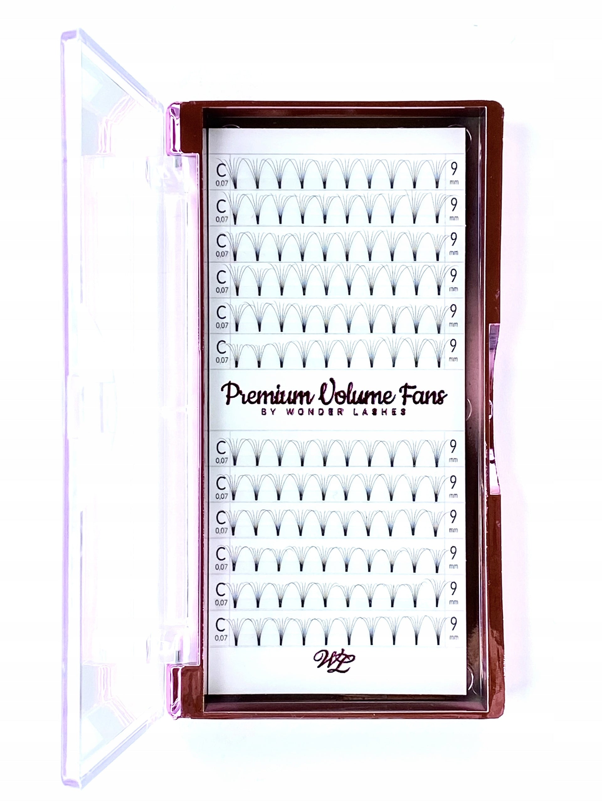 WONDER LASHES RZĘSY PREMIUM VOLUME 6D C 0,07 DŁ.9