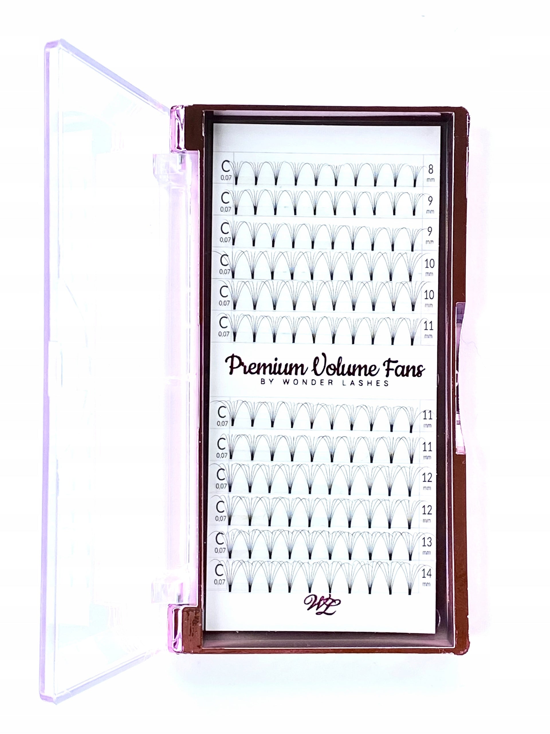 WONDER LASHES RZĘSY PREMIUM VOLUME 6D C 0,07.8-14