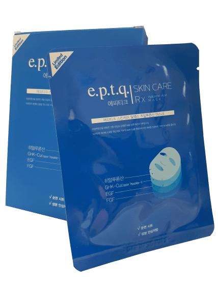 E.P.T.Q. - MASKA W PŁACIE HIALURONOWO - PEPTYD. 5 SZT - dermes store