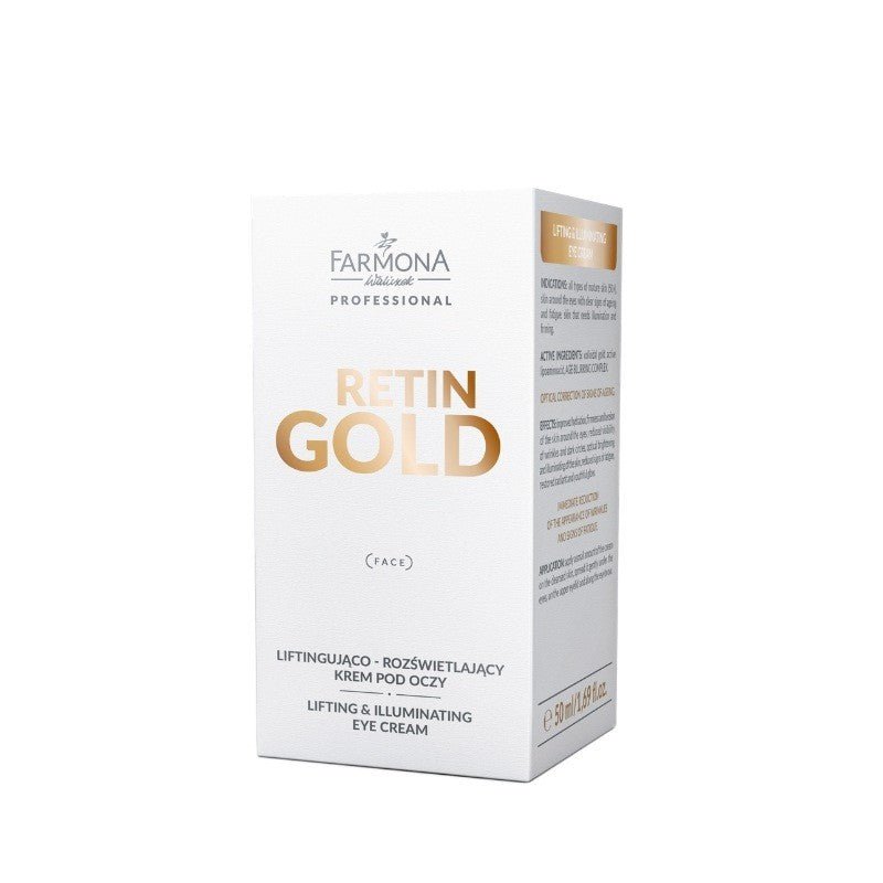 FARMONA RETIN GOLD KREM POD OCZY LIFT. - ROZŚ.50ML. - dermes store