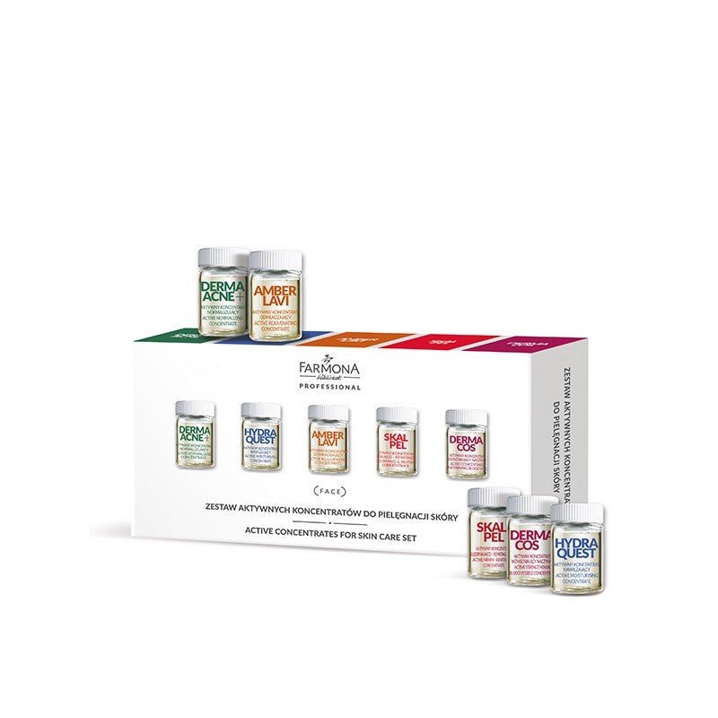 FARMONA ZESTAW AKTYWNYCH KONCENTR. MIX 10x5ML. - dermes store