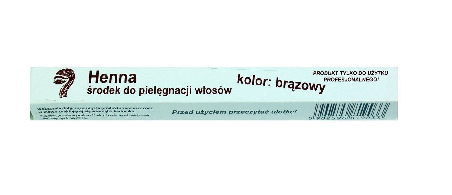 HENNA PROSZKOWA BRĄZ DUŻA - dermes store