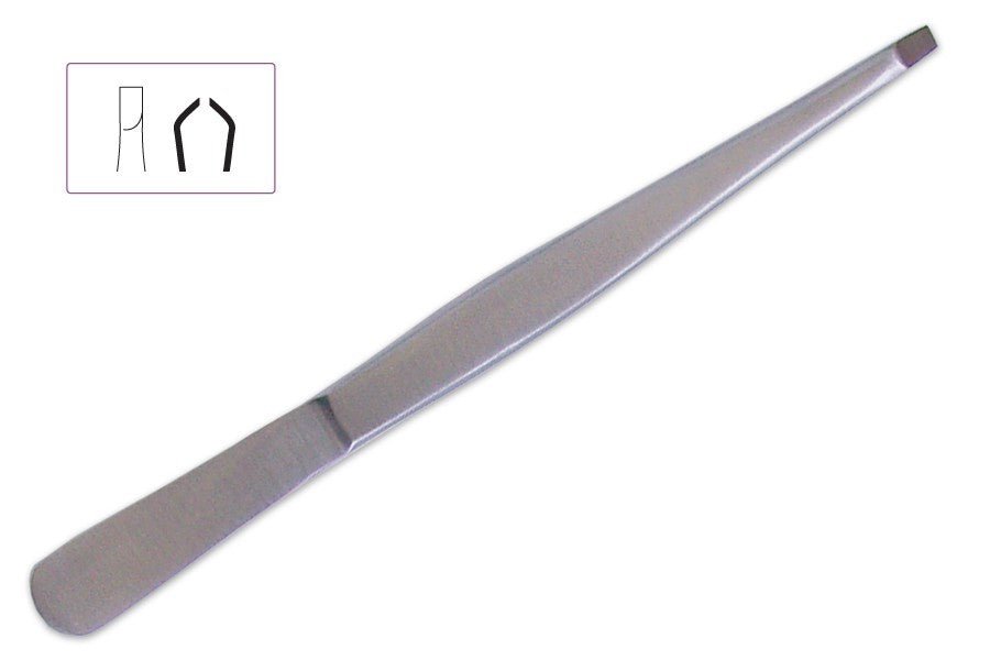 HR. PINCETA 9CM KOŃCÓWKI UKOŚNE KRAB MAŁY - dermes store