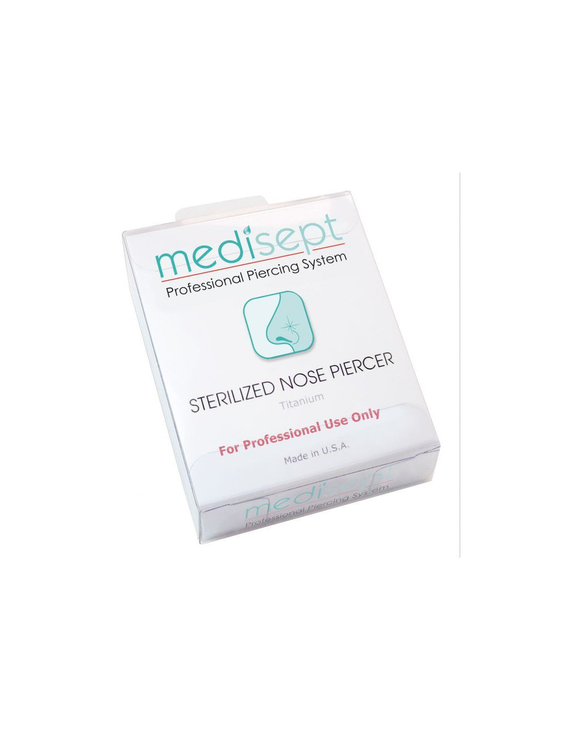 STUDEX DO PRZEKŁUWANIA NOSA CYRKON BIAŁY ZŁOTY