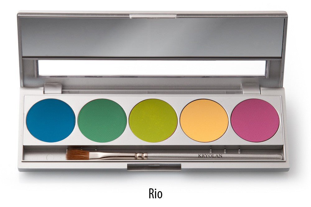 KRYOLAN PALETA CIENI DO OCZU 5 KOL. RIO 9335 - dermes store