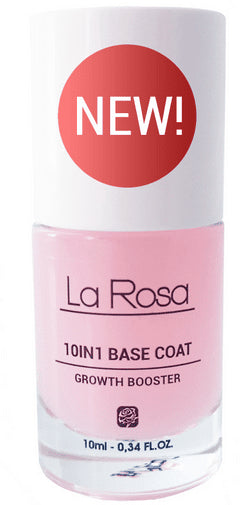 La Rosa 10 w 1 Base Coat Growth Booster 10ml - dermes store