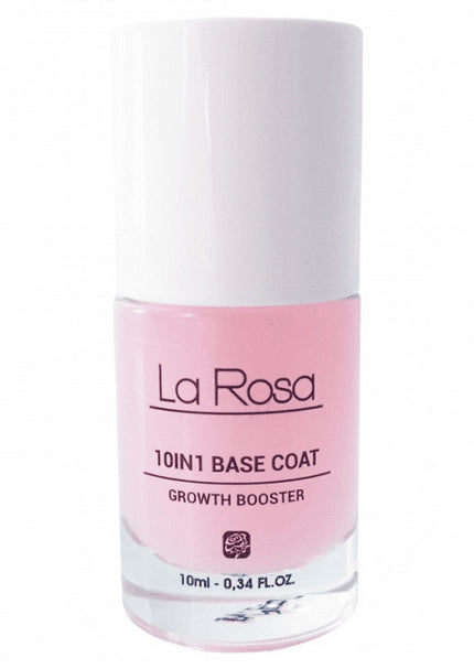 La Rosa 10 w 1 Base Coat Growth Booster 10ml - dermes store