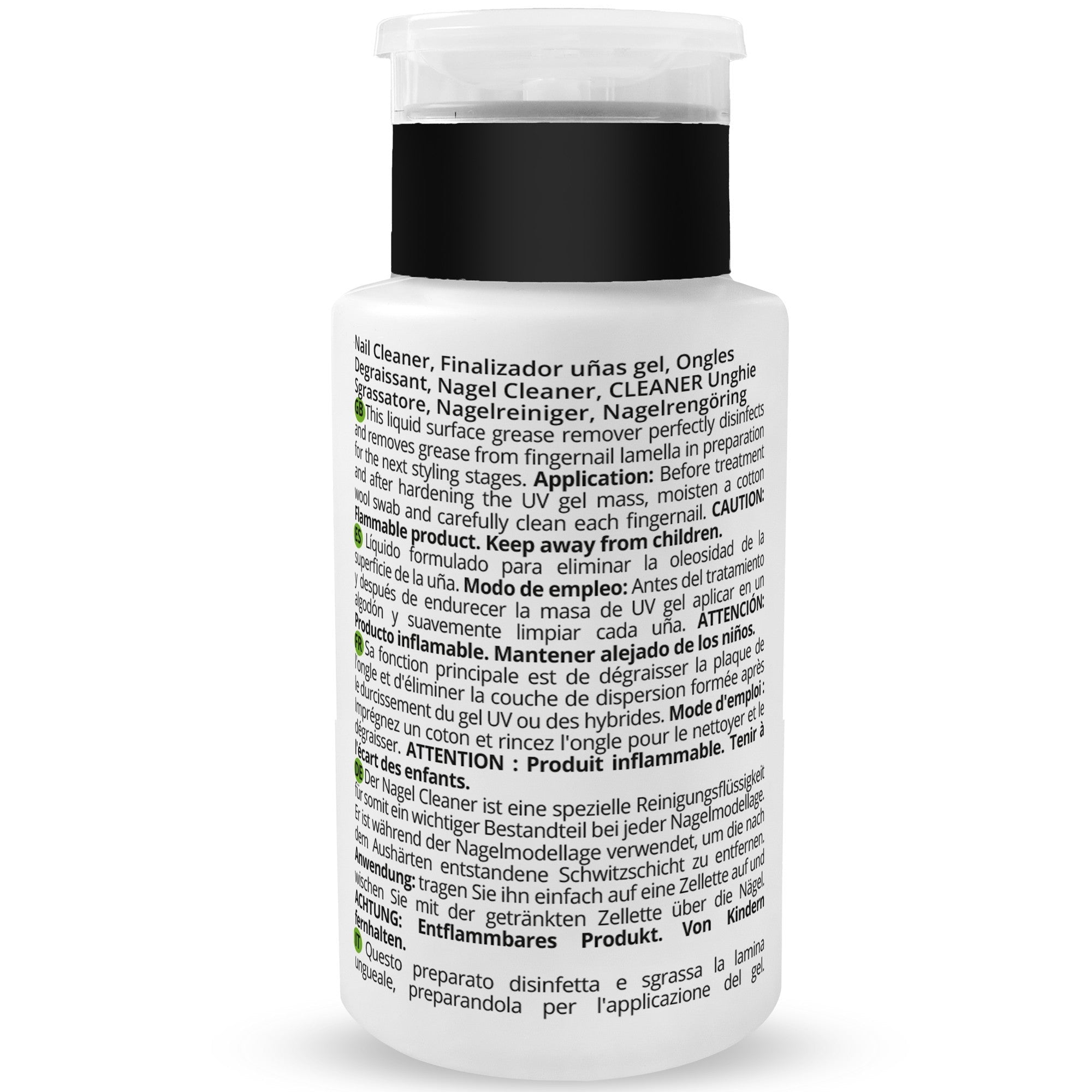 La Rosa Cleaner Nail Cleanser Whit Pump 190 ml. - dermes store