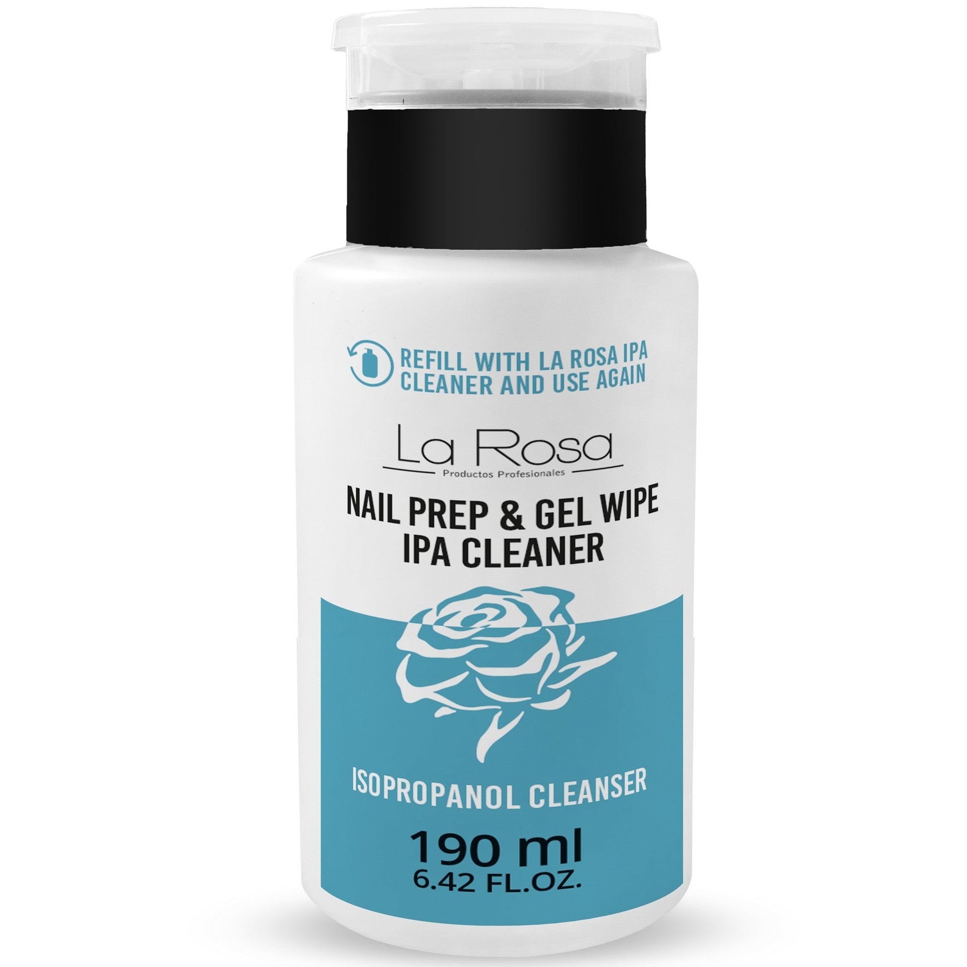 La Rosa Nail Prep & Gel Wipe Ipa Cleaner 190 ml. - dermes store
