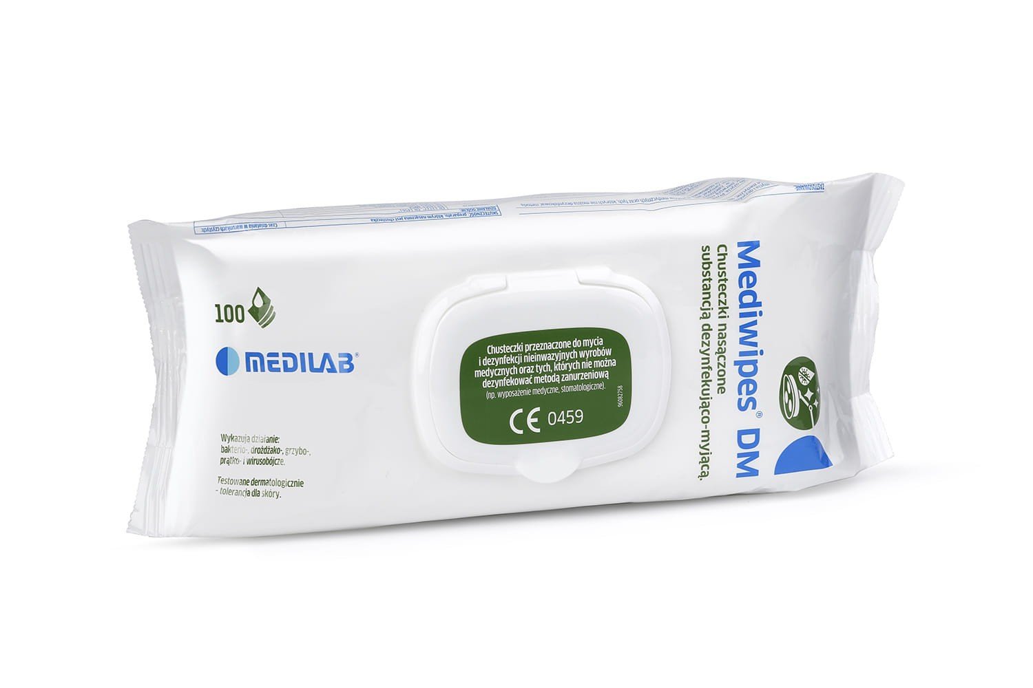 MEDILAB MEDI WIPES CHUSTECZKI DM FLOW - UP 100SZT - dermes store