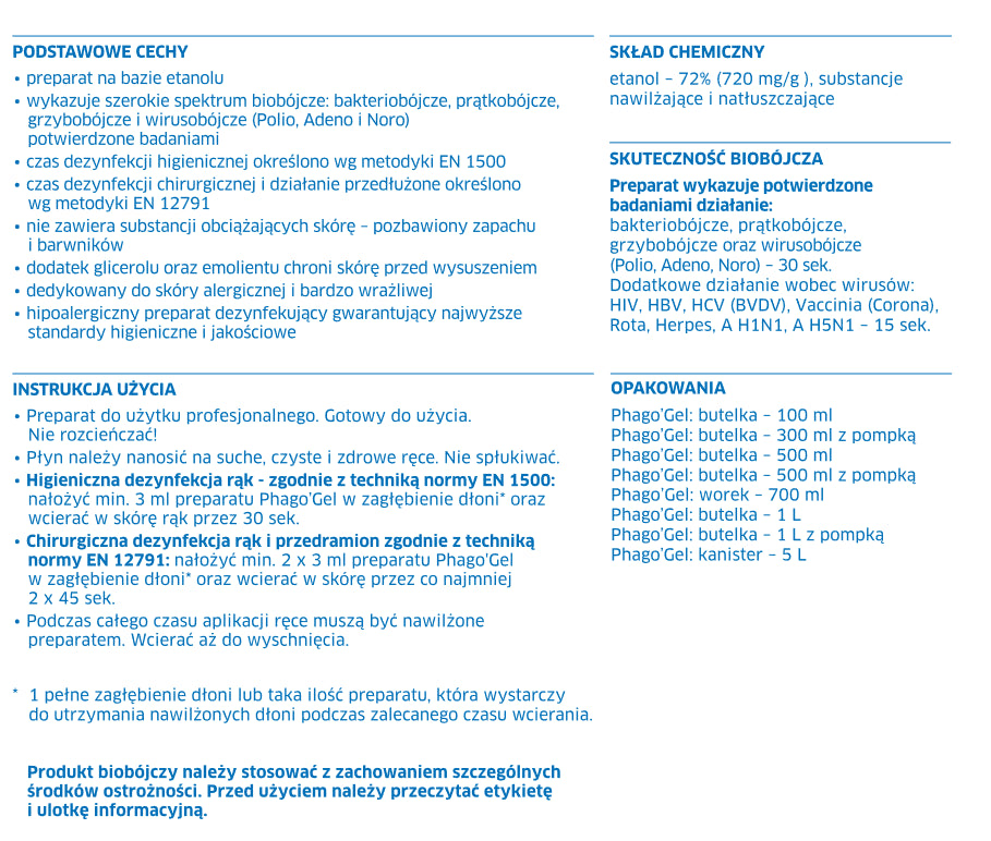 MEDILAB PHAGO'GEL 700ML STERISOL - dermes store