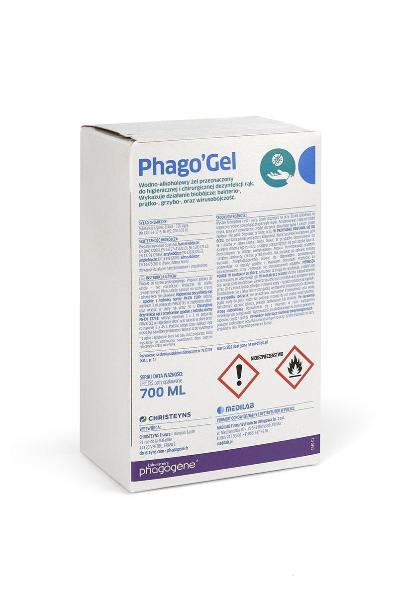 MEDILAB PHAGO'GEL 700ML STERISOL - dermes store