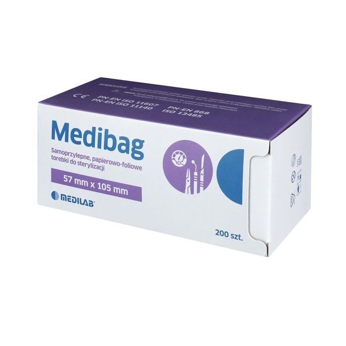 MEDILAB TOREBKI FOL - PAP 57X105 200SZT MEDIBAG - dermes store