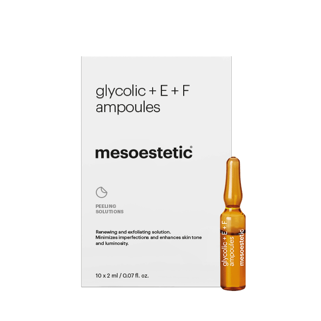 MESOESTETIC AMPUŁKI GLICOLIC+E+F 10X2ML - dermes store