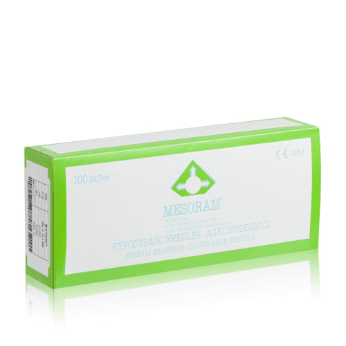 Mesoram Igły 0,3 x 4mm 30g żółte 10 szt. - dermes store