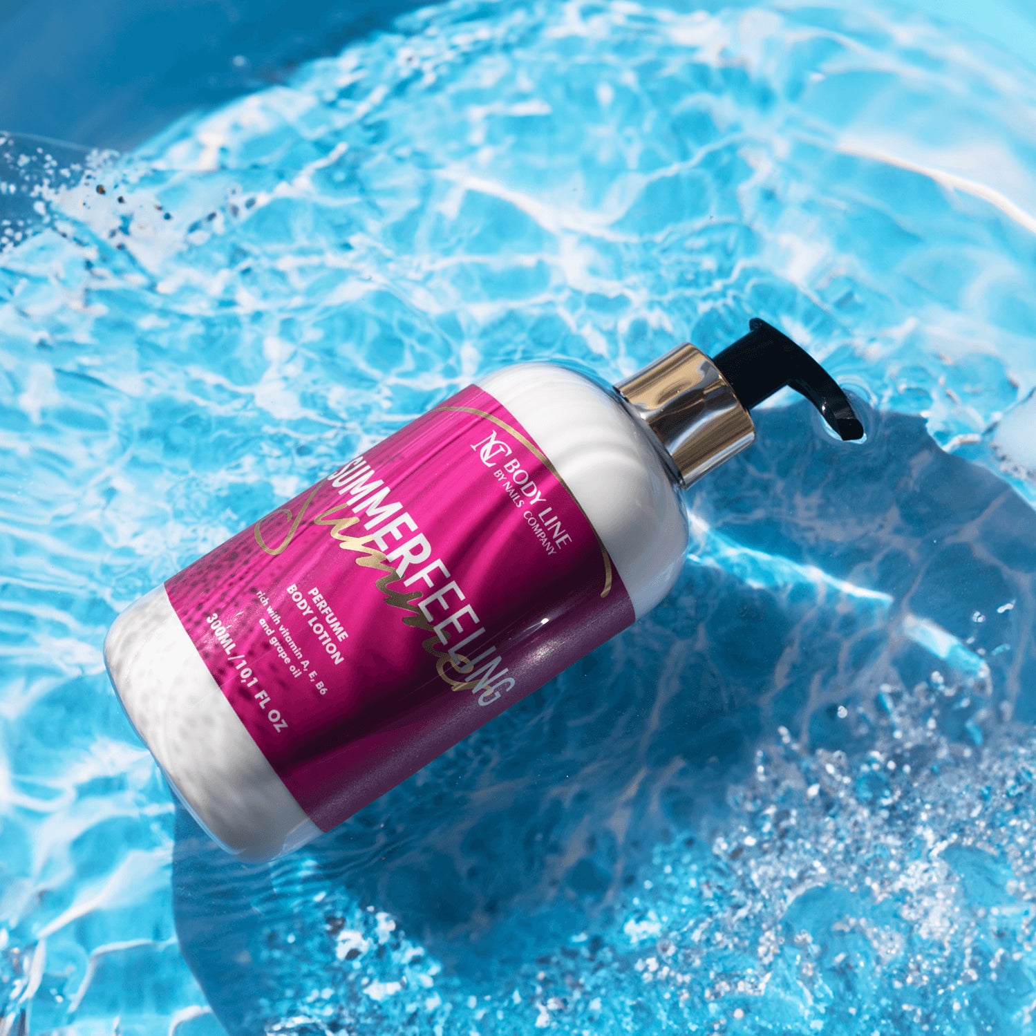 Nails Company Balsam Do Ciała Summer Feeling z Drobinkami 200 ml. - dermes store