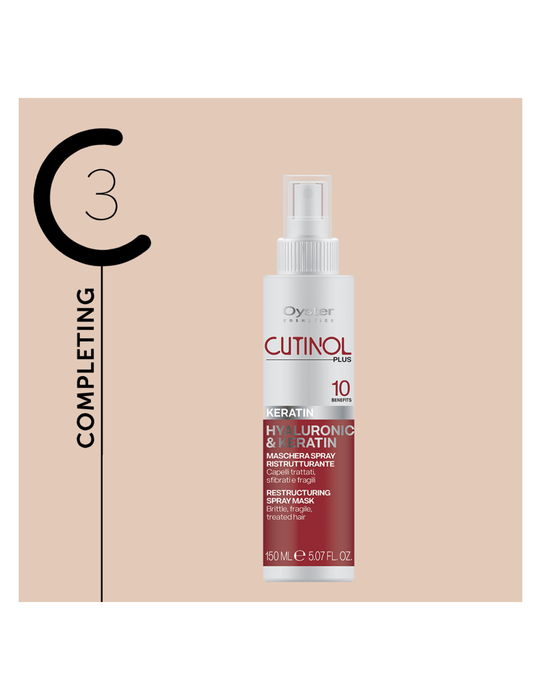 Oyster Cutinol Plus Keratin & Hyaluron Spray 150 ml. - dermes store