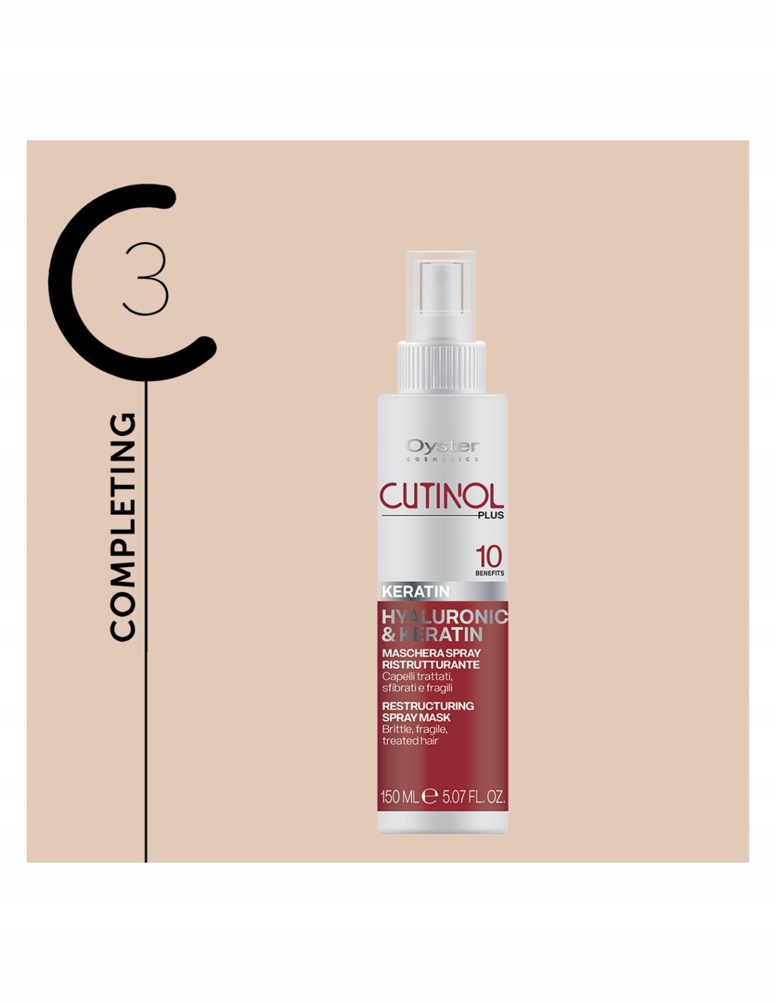 Oyster Cutinol Plus Keratin & Hyaluron Spray 150 ml. - dermes store