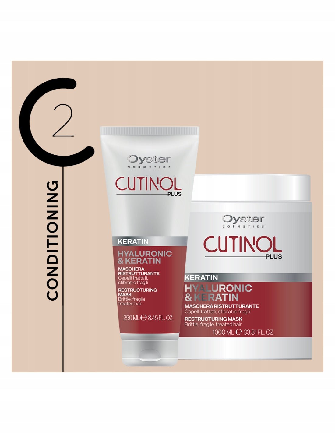 Oyster Cutinol Plus Keratin & Hyaluron Spray 150 ml. - dermes store