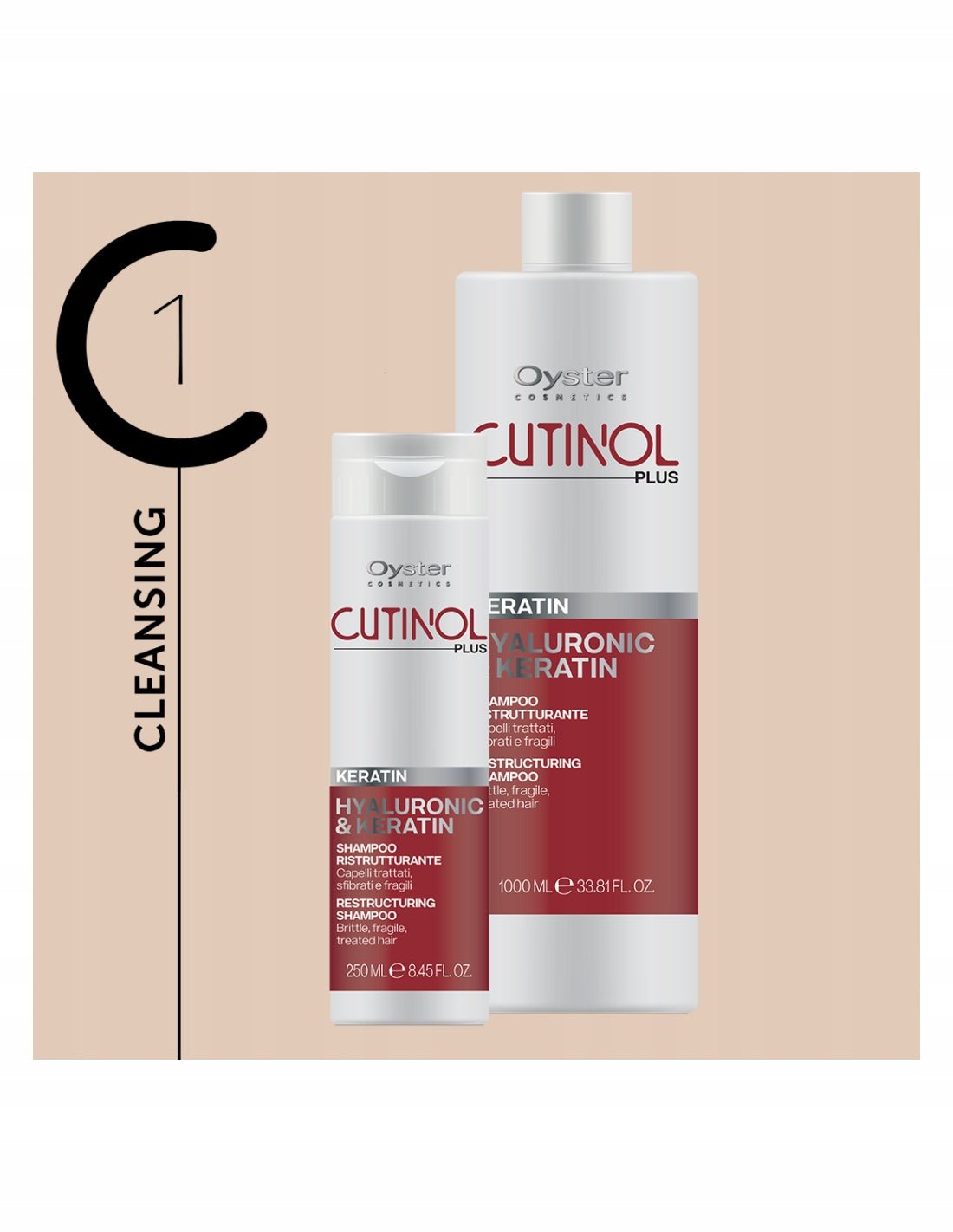 Oyster Cutinol Plus Keratin & Hyaluron Spray 150 ml. - dermes store